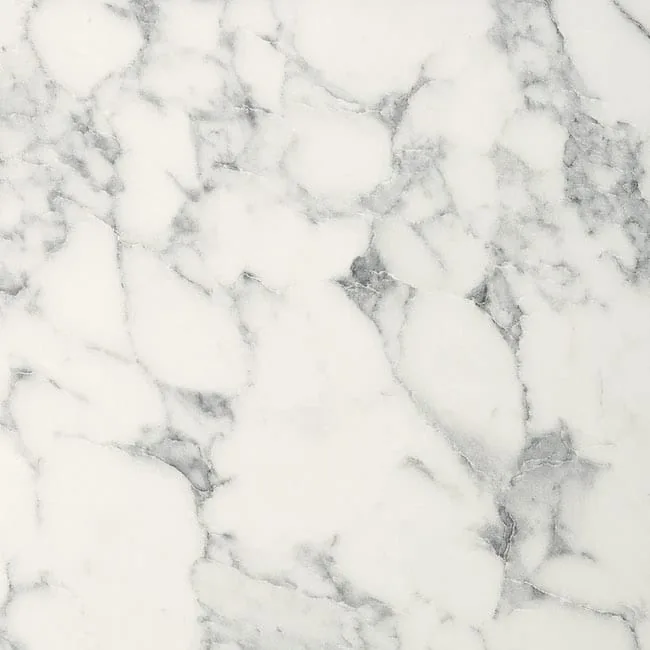 Large sample of the Carerra Marble marble inspired kitchen worktop finish