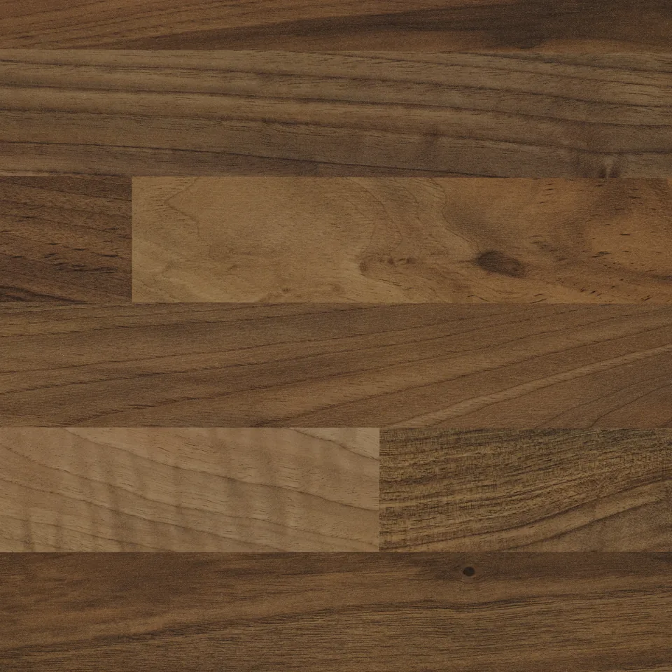 Large sample of the Light Walnut wood effect kitchen worktop finish