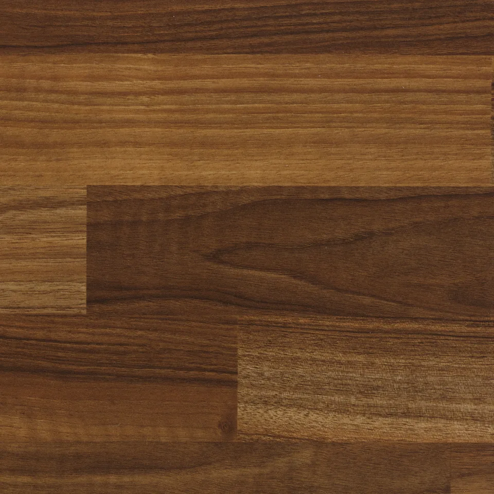 Large sample of the Oriental Block UNI 0847 wood effect kitchen worktop finish