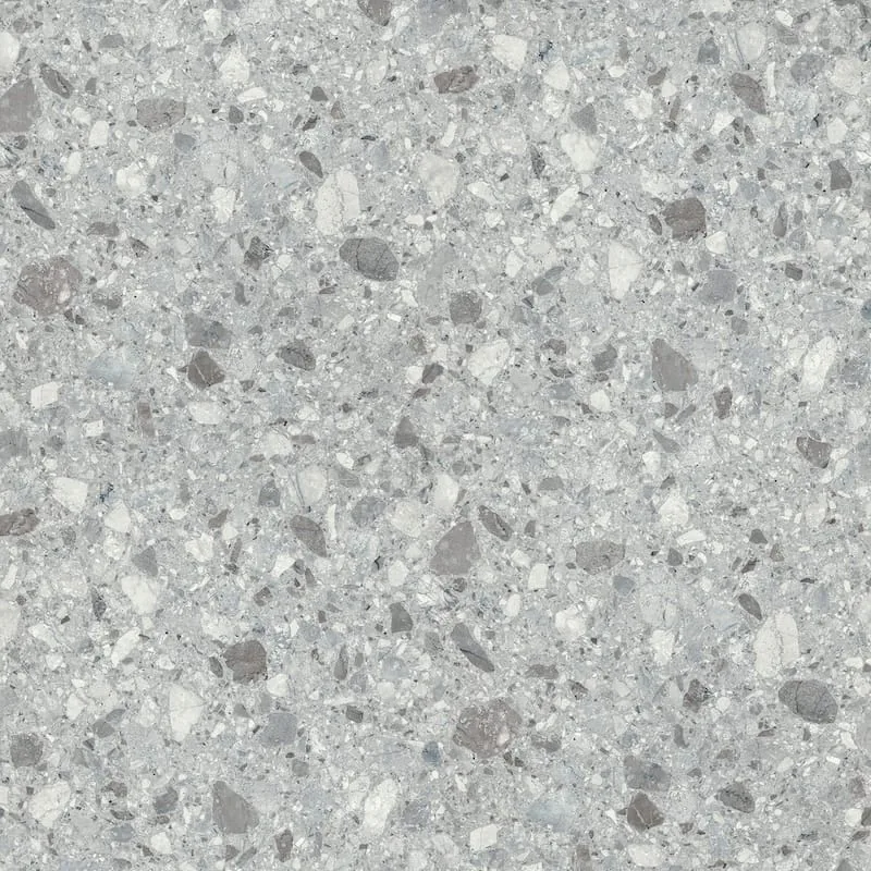 Large sample of the Trebbia Stone terrazzo & patterned kitchen worktop finish